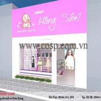 Thiết kế shop thời trang trẻ em - Chị Sâm - Bình Chánh